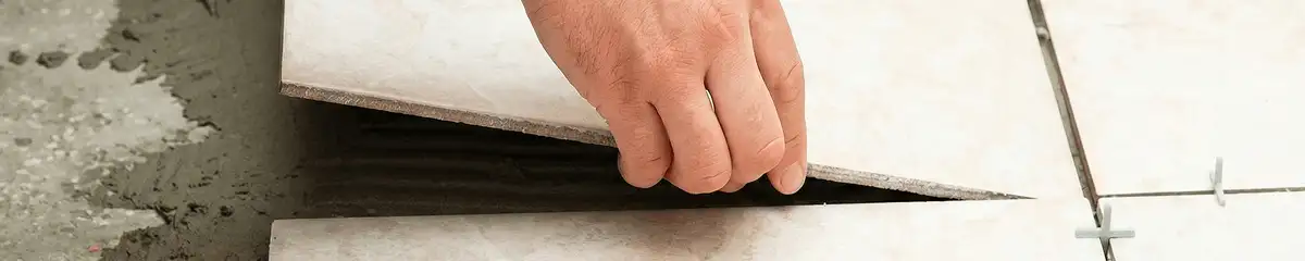 Professional installing ceramic tile floors in Cambridge, MA
