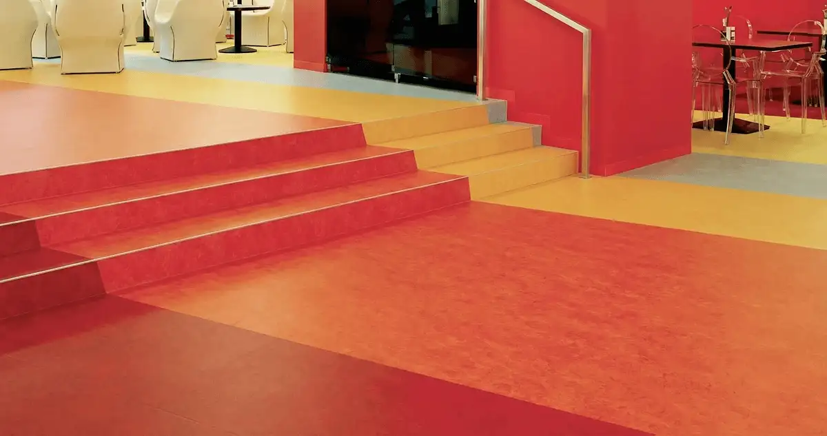 Snack bar with beautiful professionally installed linoleum flooring in Cambridge, MA
