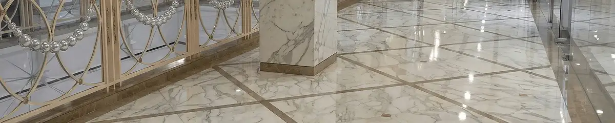 Beautiful marble floor professionally installed in Cambridge, MA